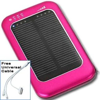 Killer Deals Navstar Portable Solar Smartphone Charger - Pink