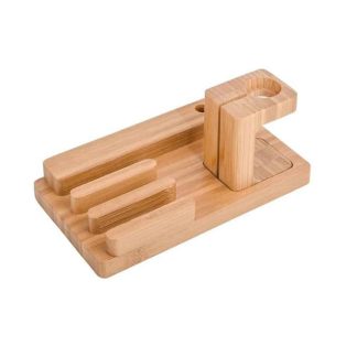 Killer Deals Wooden Charging stand for Multiple devices