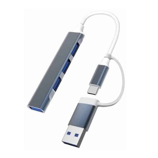 Killer Deals 3-Port Type-C to USB 3.0 Hub- Data Transfer- Laptops, PCs & Phones