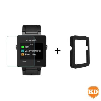 Killer Deals 38mm Screen Protector + TPU Case Combo for Garmin Vivoactive