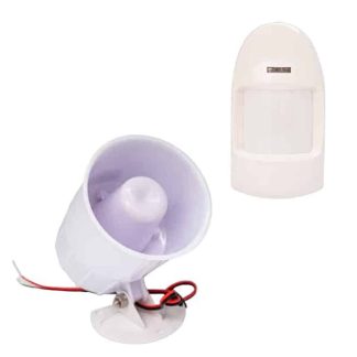 Homesmart Wired Siren Alarm And Digital Oir Detector - Combo