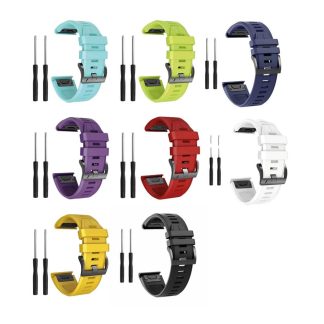 Killer Deals 22mm Silicone Strap for Garmin Fenix 5/ 6/ 7/ 745/ 945/ S60