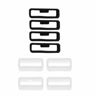 Killer Deals Universal 22mm Watch Silicone Strap Saver Loop Keeper (x4)