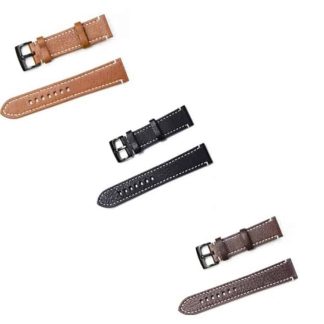 Killer Deals 22mm Leather Strap for Samsung Gear S3 Frontier/ Amazfit Pace