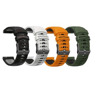Killer Deals 22mm Universal Watch Silicone Strap for Garmin Samsung Huawei
