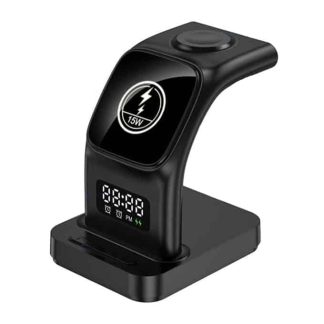 Killer Deals 5-in-1 MagSafe Wireless Charging Clock Station Dock for Apple