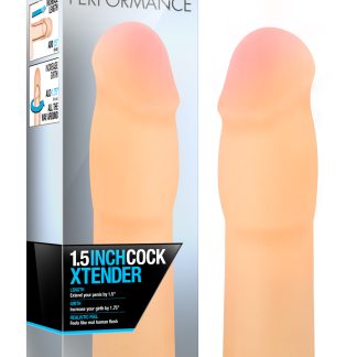 Performance 1.5 Inch Cock Xtender - Beige