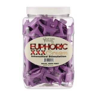 Euphoric XXX Cream - 72 Piece Fishbowl - 10 ml Pillows