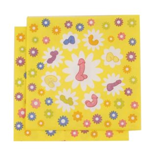 Super Fun Penis Party Napkins - 8 Count