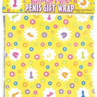 Super Fun Penis Gift Wrap - 2 Sheets