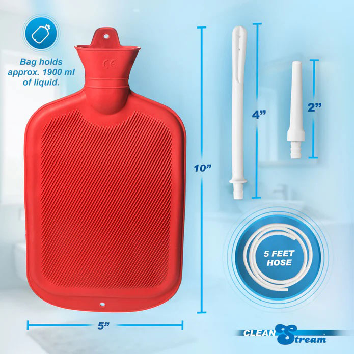 Water Bottle Douche Kit