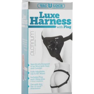 Vac-U-Lock Platinum Edition Luxe Harness - Black
