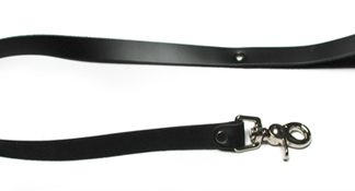 Leather Leash Black