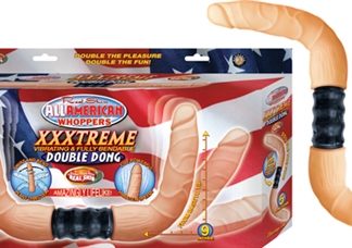 Latin American Whoppers Extreme Vibrating and Fully Bendable Dong - Flesh