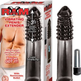 Ram Vibrating Penis Extender - Smoke