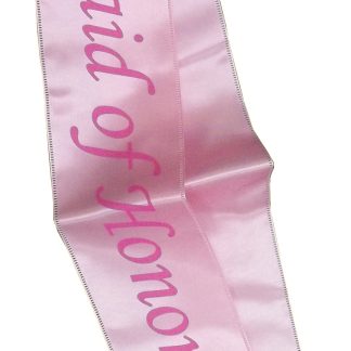 Maid of Honor Sash With Stone