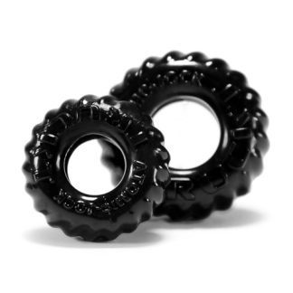 Truckt 2 Piece Cockring Set Atomic Jock - Black