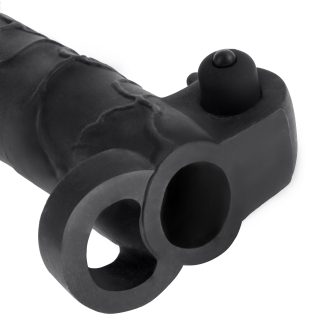 Fantasy X-Tensions Vibrating Real Feel 2-Inch Extension - Black
