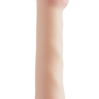 Basix Rubber Works - 6.5 Inch Dong With Suction Cup - Flesh