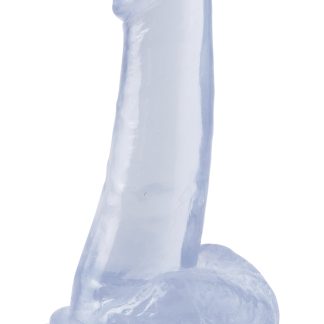 Basix Rubber Works 8 Inch Suction Cup Dong - Clear
