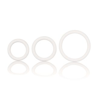 Rubber Ring 3 Piece Set - White