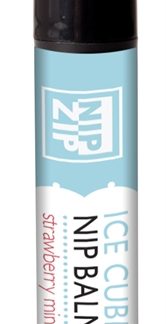 Nip Zip Ice Cube Nip Balm - Strawberry Mint - Tube Carded