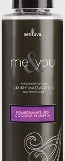 Me and You Massage Oil - Pomegranate Fig Coconut Plumeria - 4.2 Oz.