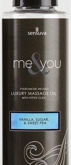 Me and You Massage Oil - Vanilla Sugar and Sweet Pea - 4.2 Oz.