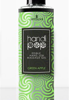 Handi Pop Handjob Massage Gel - Green Apple - 4.2 Oz.
