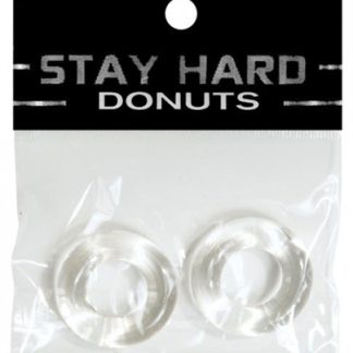 Stay Hard Donuts - 2 Pack - Clear