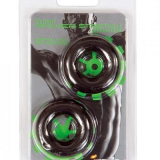 Thick Power Stretch Donuts - 2 Pack - Black