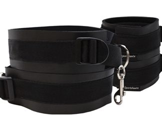 Thigh and Wrist Cuff Set - Black
