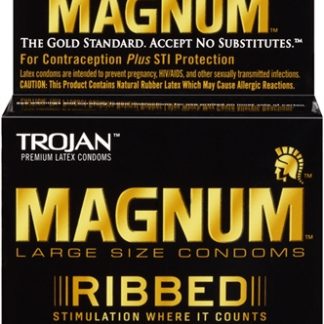 Trojan Magnum Ribbed - 3 Pack