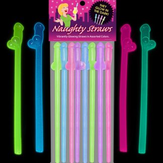 Glow-in-the-Dark Naughty Straws