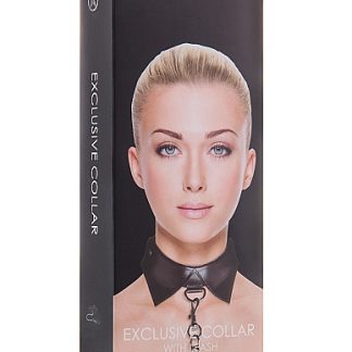Exclusive Collar With Leash - Black