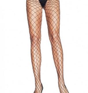 Industrial Pantyhose - One Size - Black/silver