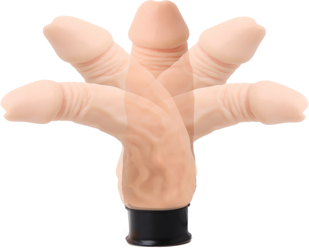 Skinsations Thick Vibra-Flex Flexible Vibe - 6 Inches