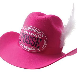 Gettin' Hitched Clip-on Cowgirl Posse Party Hat