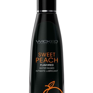 Aqua Sweet Peach Flavored Water Based Intimate Lubricant - 4 Fl. Oz.