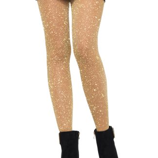 Lurex Tights - One Size - Gold