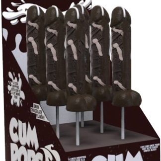 Cum Cock Pops - Dark Chocolate - 6 Piece P.O.P. Display