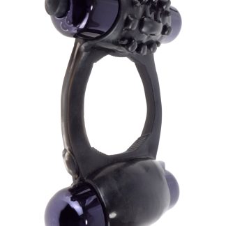 Fantasy C-Ringz Duo-Vibrating Super Ring Black