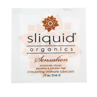 Sliquid Organics Sensation - 200 Count Case - .17 Oz./ 5ml Foils