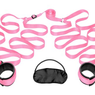Frisky Pink Bedroom Restraint Kit