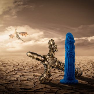 The Realm - Draken - Lock on Dildo - Blue