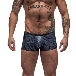 Blue Streak Mini Short - Blue - Extra Large