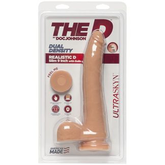 The D - Realistic D - Slim 9 Inch - Ultraskyn - Vanilla
