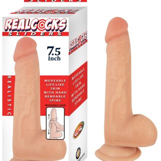 Realcocks Sliders - 7.5 Inch - Flesh