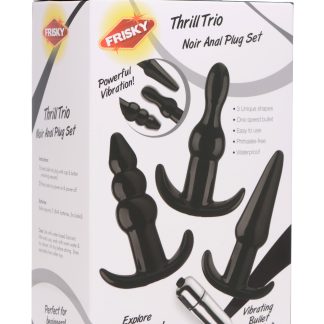 Thrill Trio Anal Plug Set - Black