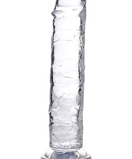 Jock C - Thru 7 Inch Clear Tpe Dildo